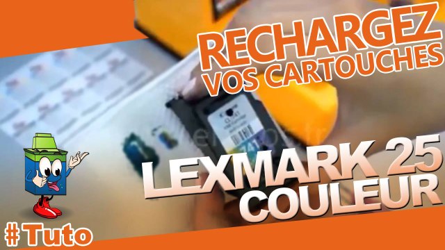 Comment recharger une cartouche Lexmark 25