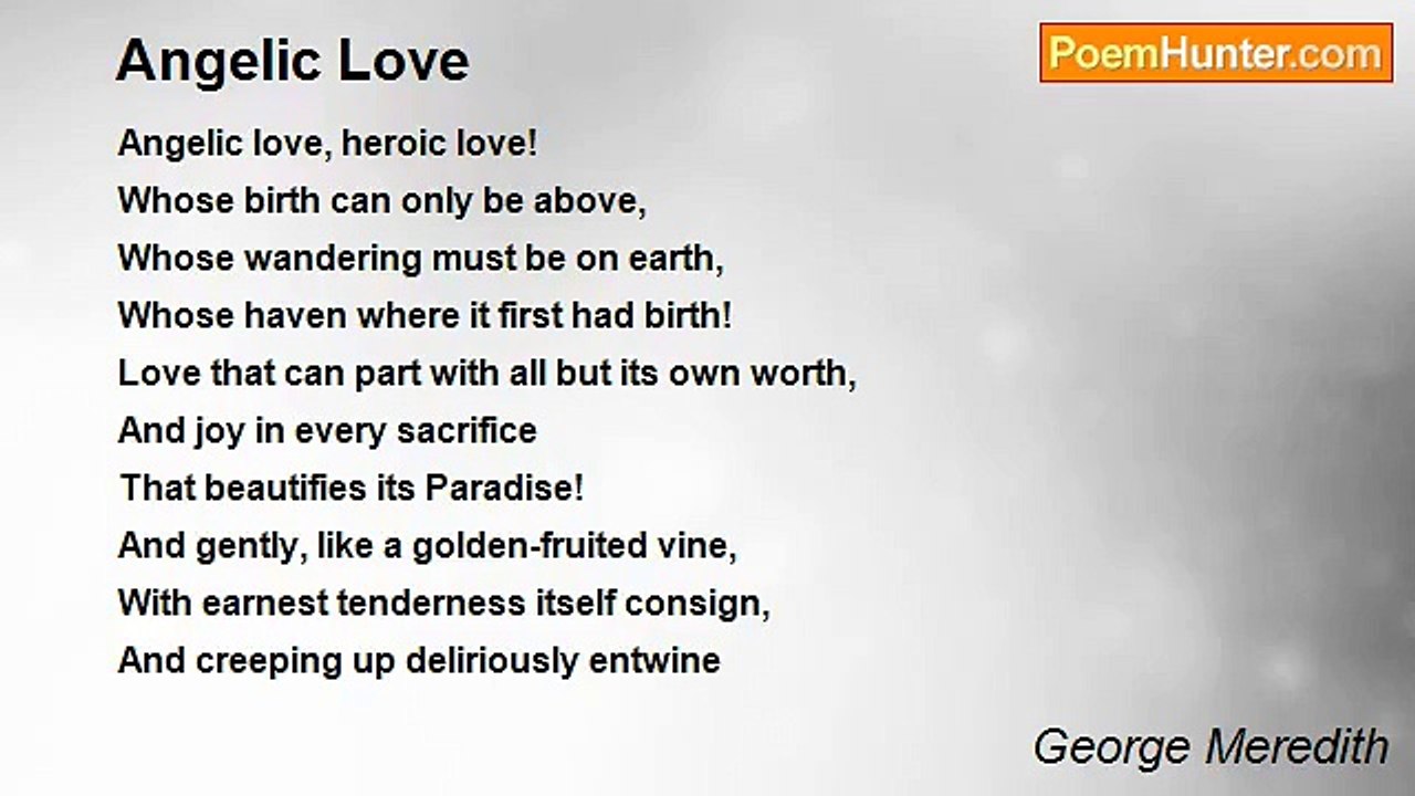 George Meredith - Angelic Love