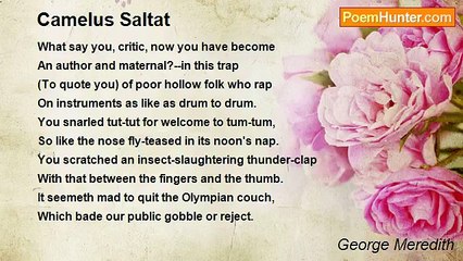 George Meredith - Camelus Saltat