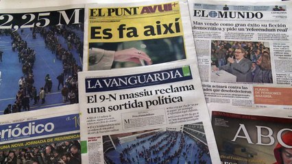 Imprensa pede diálogo após votação na Catalunha