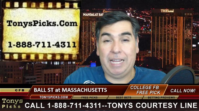 Massachusetts Minutemen vs. Ball St Cardinals Free Pick Prediction NCAA College Football Odds Preview 11-12-2014