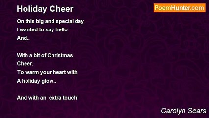 Carolyn Sears - Holiday Cheer