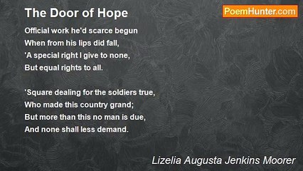Lizelia Augusta Jenkins Moorer - The Door of Hope