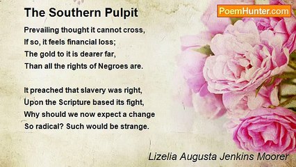 Lizelia Augusta Jenkins Moorer - The Southern Pulpit