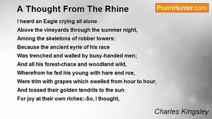 Charles Kingsley - A Thought From The Rhine