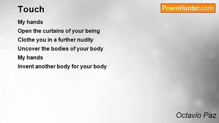 Octavio Paz - Touch