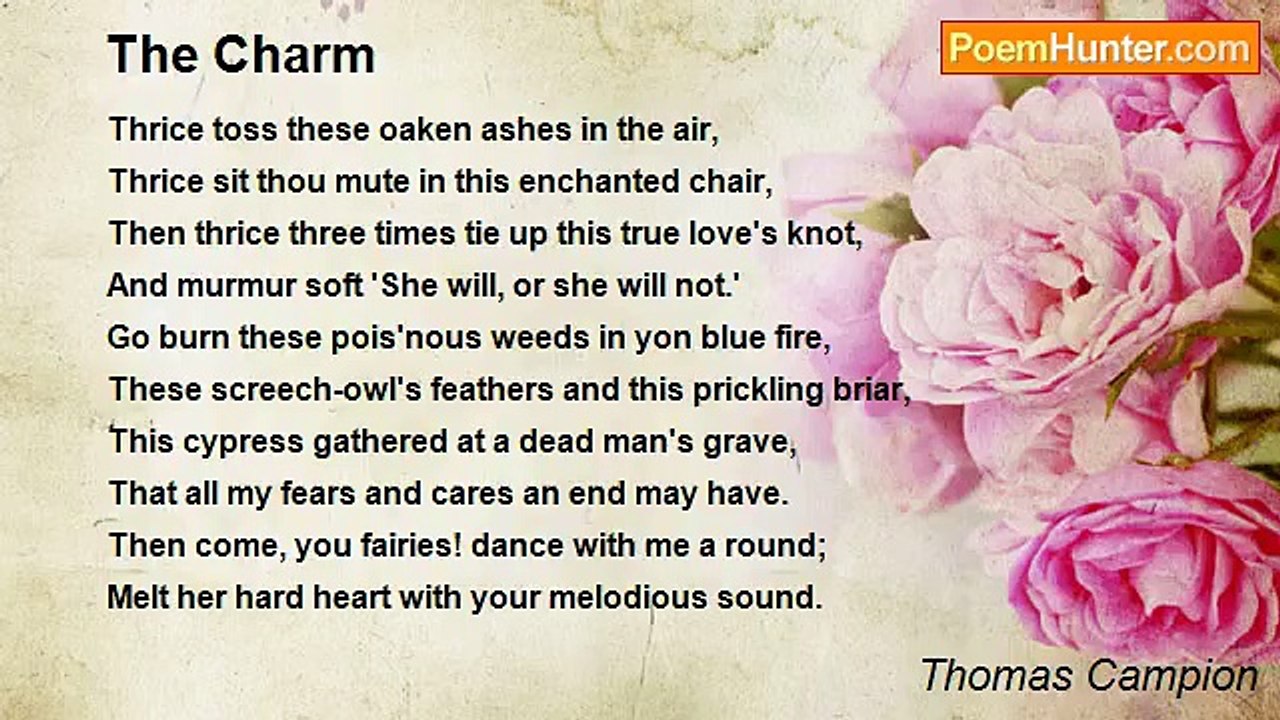 Thomas Campion - The Charm