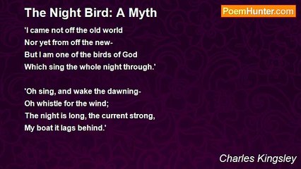 Charles Kingsley - The Night Bird: A Myth