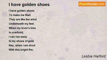 Lesbia Harford - I have golden shoes