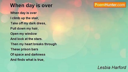 Lesbia Harford - When day is over
