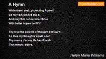 Helen Maria Williams - A Hymn