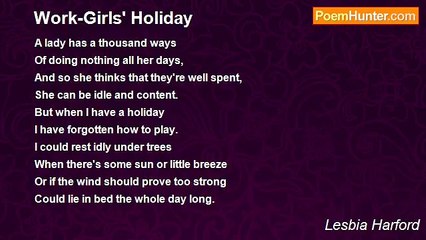 Lesbia Harford - Work-Girls' Holiday