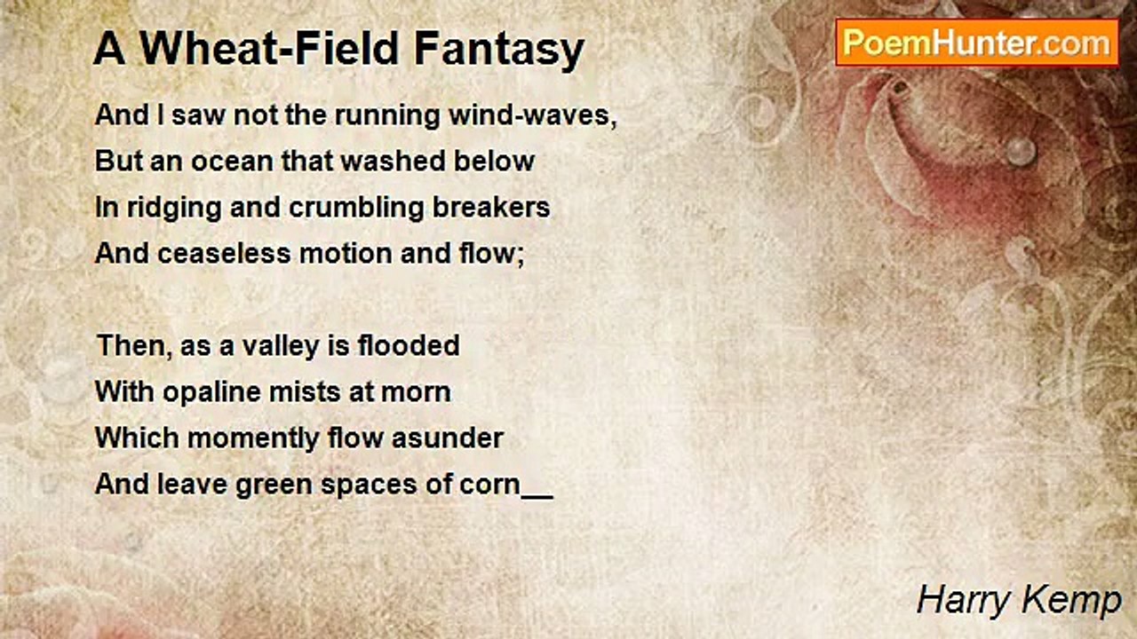 Harry Kemp - A Wheat-Field Fantasy