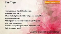 Caroline Elizabeth Sarah Norton - The Tryst