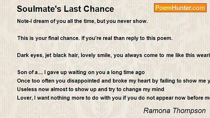 Ramona Thompson - Soulmate's Last Chance
