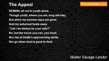 Walter Savage Landor - The Appeal