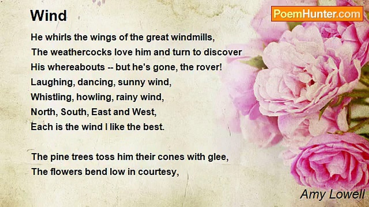Amy Lowell - Wind