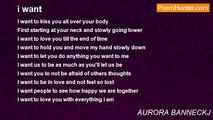AURORA BANNECKJ - i want
