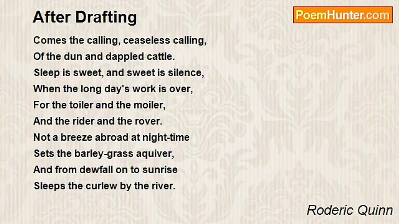 Roderic Quinn - After Drafting