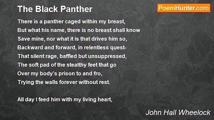 John Hall Wheelock - The Black Panther