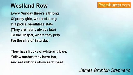 James Brunton Stephens - Westland Row