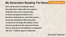 Kenneth Patchen - My Generation Reading The Newspapers