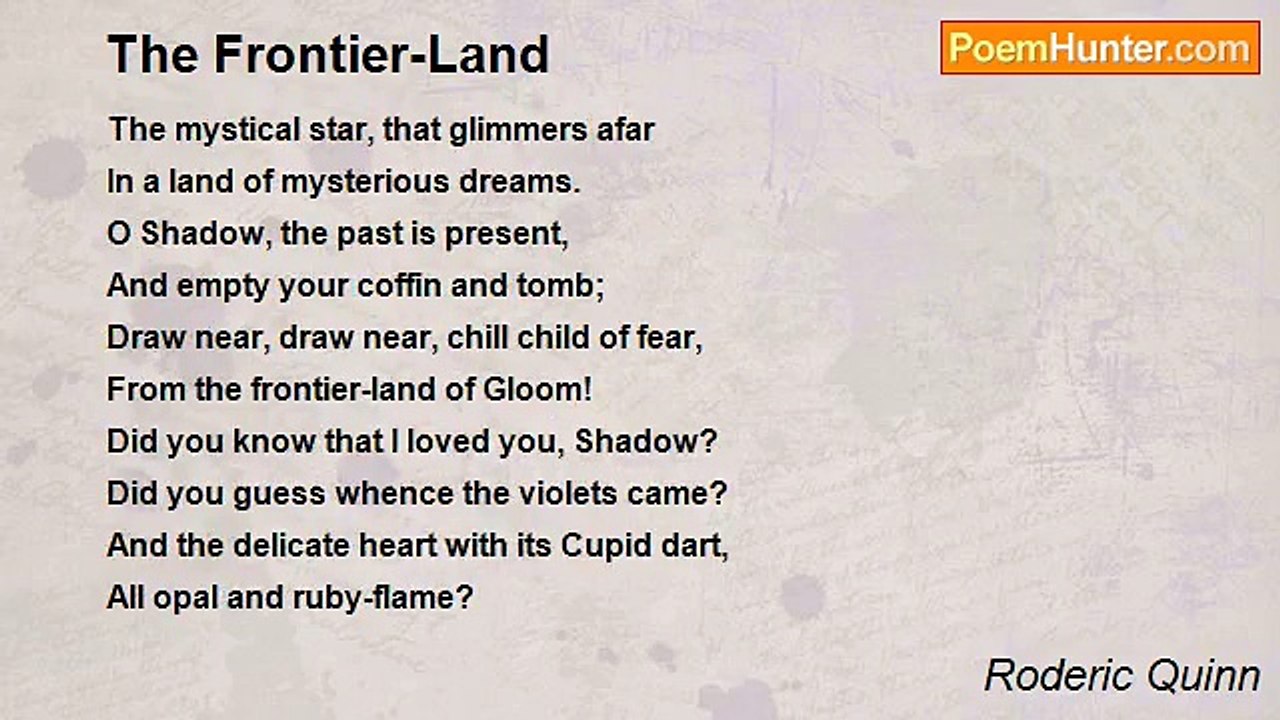 Roderic Quinn - The Frontier-Land