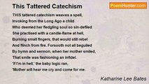 Katharine Lee Bates - This Tattered Catechism