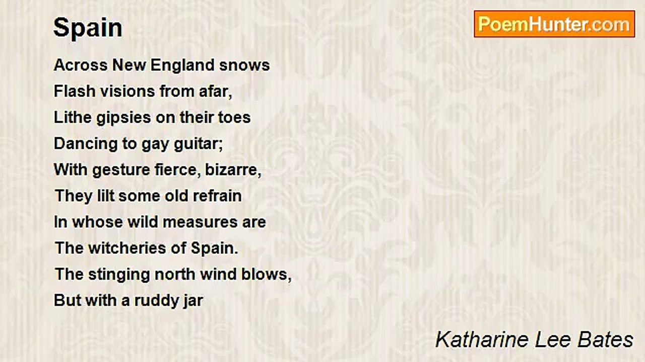 Katharine Lee Bates - Spain