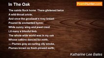 Katharine Lee Bates - In The Oak