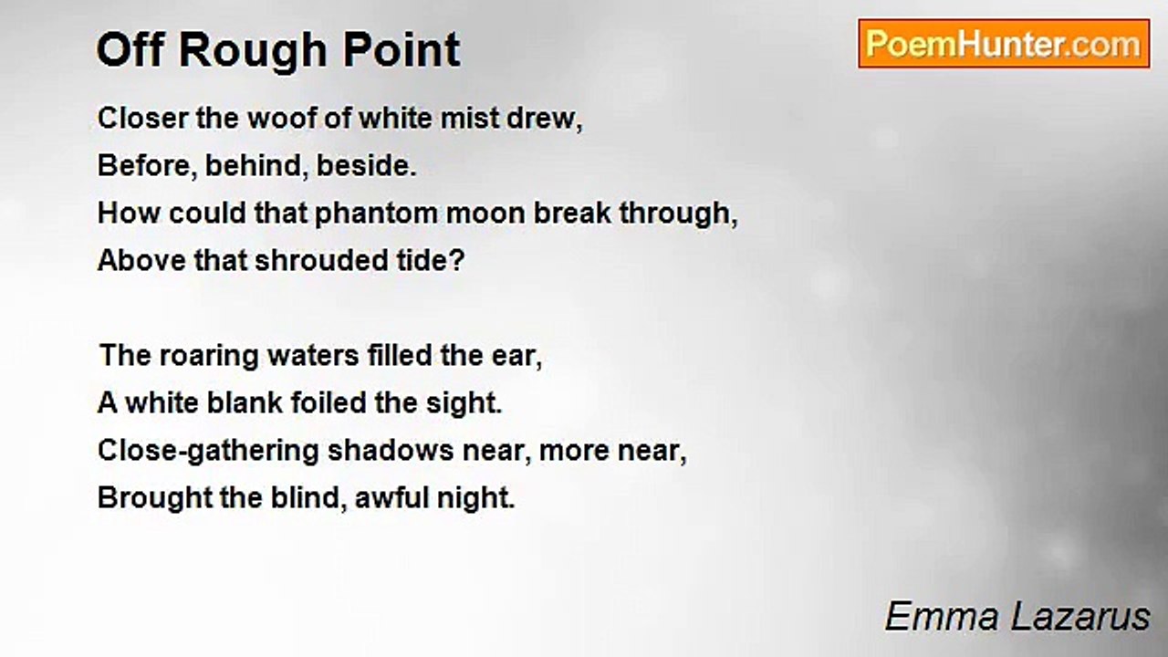 Emma Lazarus - Off Rough Point