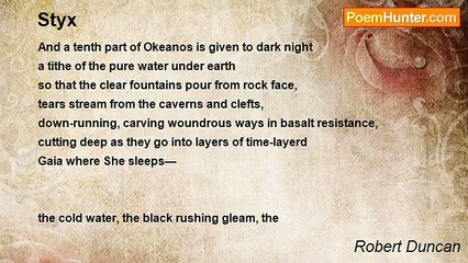 Robert Duncan - Styx