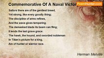 Herman Melville - Commemorative Of A Naval Victory