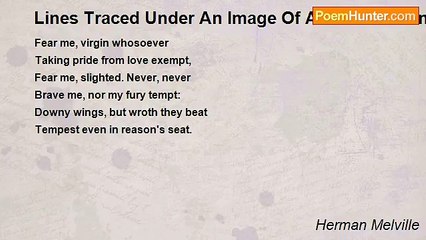 Herman Melville - Lines Traced Under An Image Of Amor Threatening