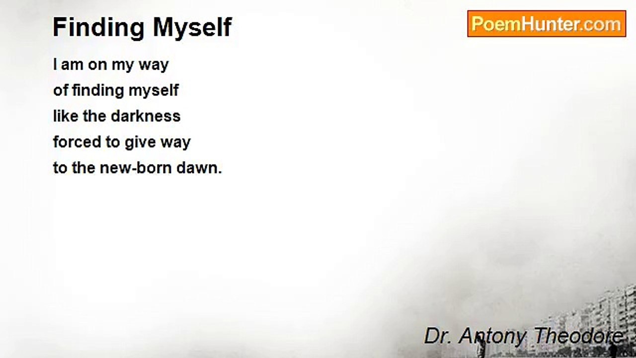 Dr. Antony Theodore - Finding Myself