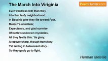 Herman Melville - The March Into Viriginia
