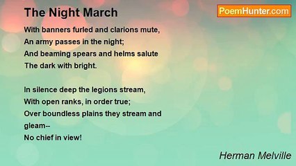 Herman Melville - The Night March
