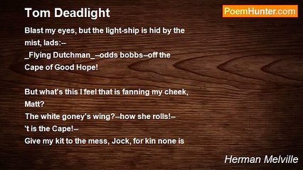 Herman Melville - Tom Deadlight