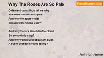 Heinrich Heine - Why The Roses Are So Pale