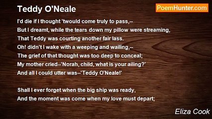 Eliza Cook - Teddy O'Neale