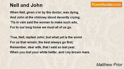 Matthew Prior - Nell and John