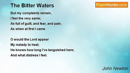 John Newton - The Bitter Waters