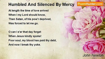 John Newton - Humbled And Silenced By Mercy