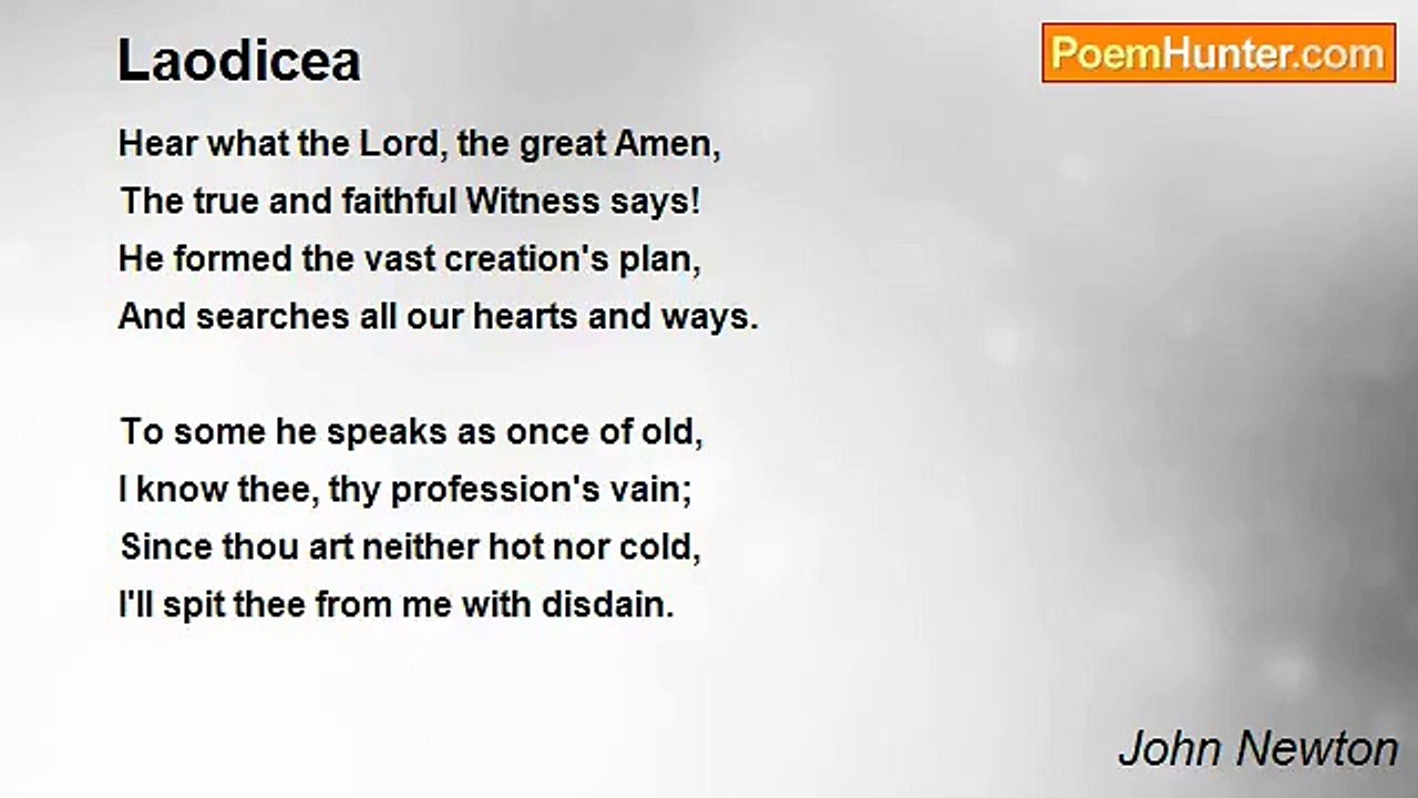 John Newton - Laodicea