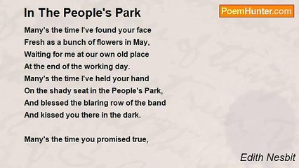 Edith Nesbit - In The People's Park