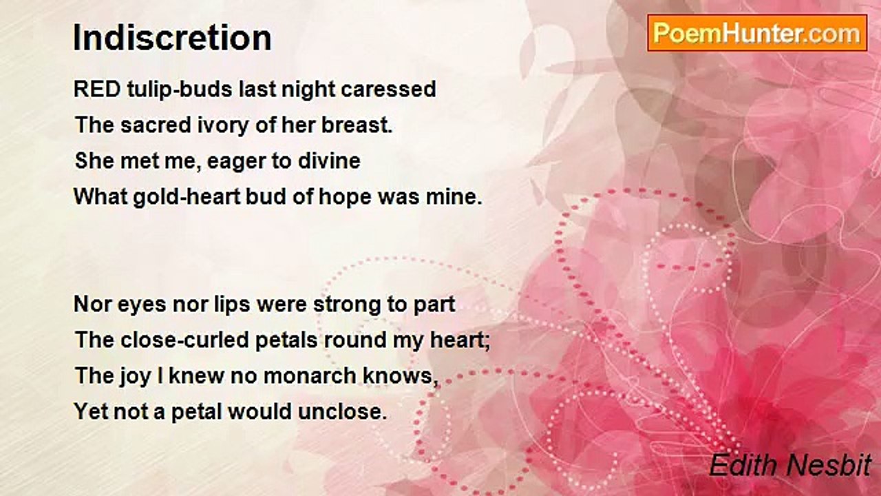 Edith Nesbit - Indiscretion