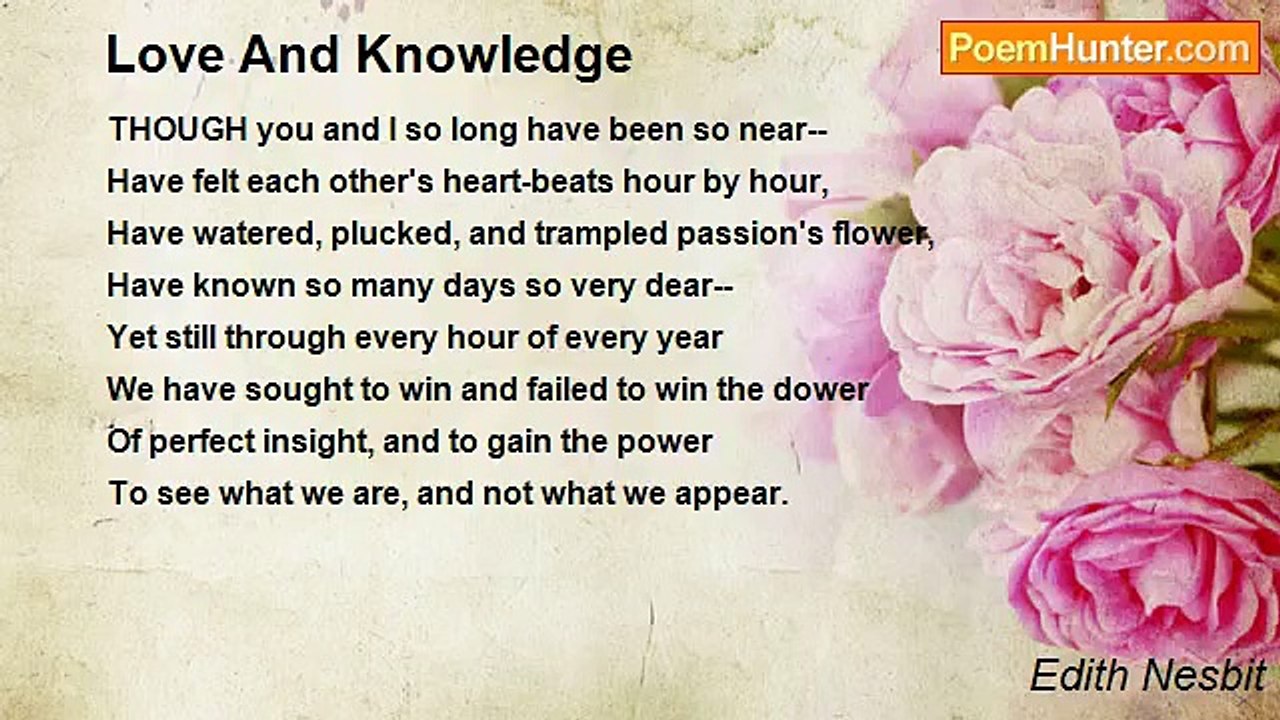 Edith Nesbit - Love And Knowledge