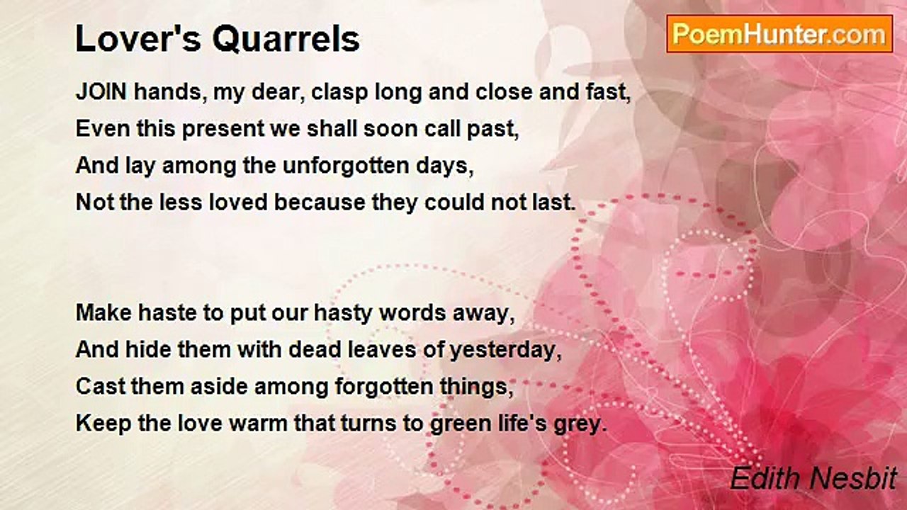 Edith Nesbit - Lover's Quarrels