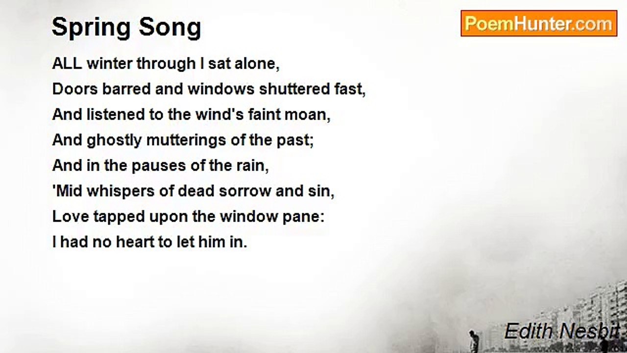Edith Nesbit - Spring Song