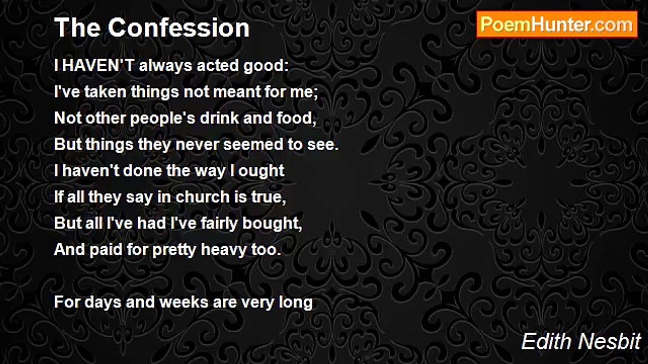 Edith Nesbit - The Confession